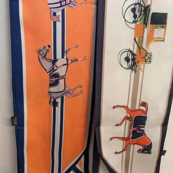 Set of two horse scarves polyester - Picture 4 of 10